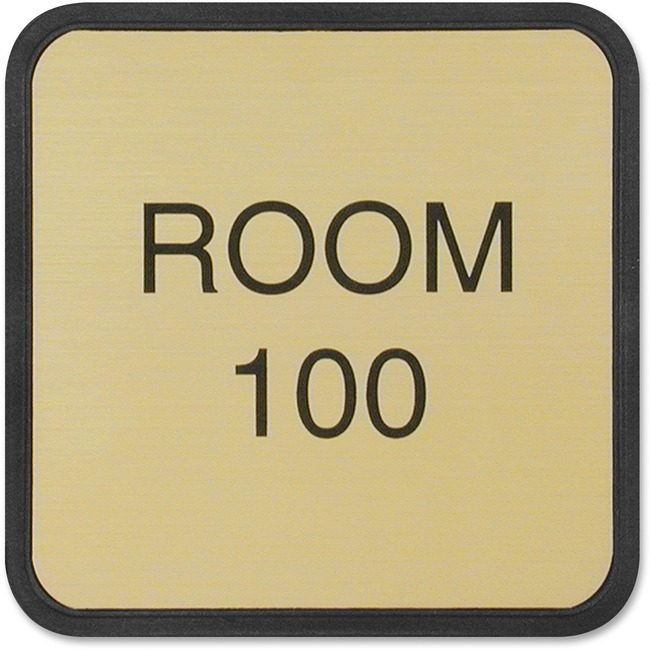Xstamper Sign Wall Designer 4X4 Black XSTG50
