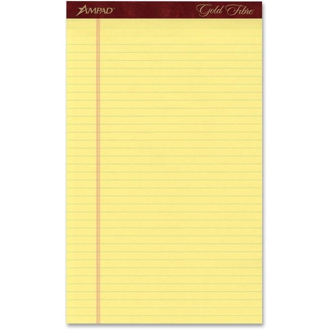 TOPS Products Pads 8X14 Legal Canary 12 Pack TOP20030