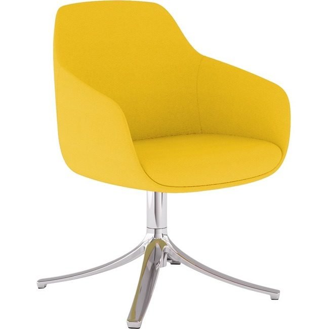 9to5 Seating Chair Guest W/ Polished Swivel NTF9134GTPFCD