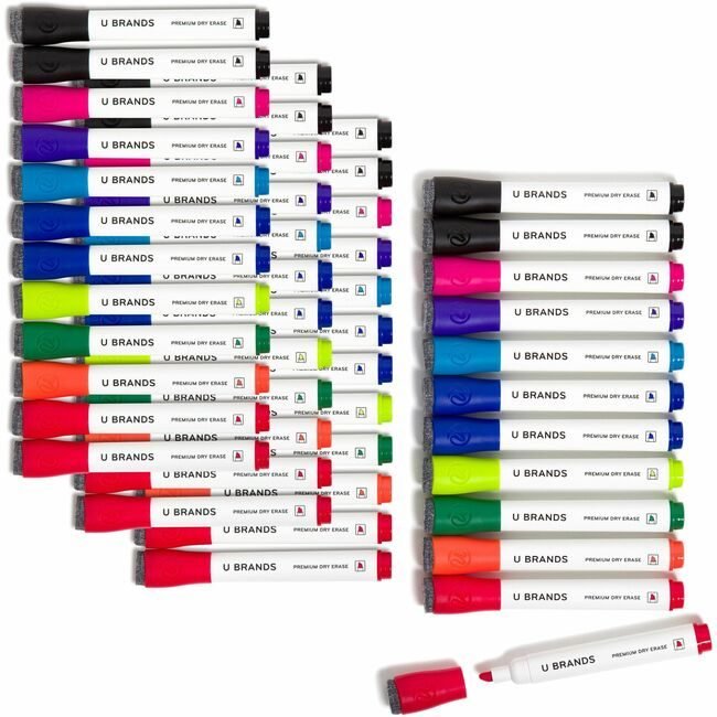 U Brands Marker De Chisel Assorted 48 Pack UBR2924U0104