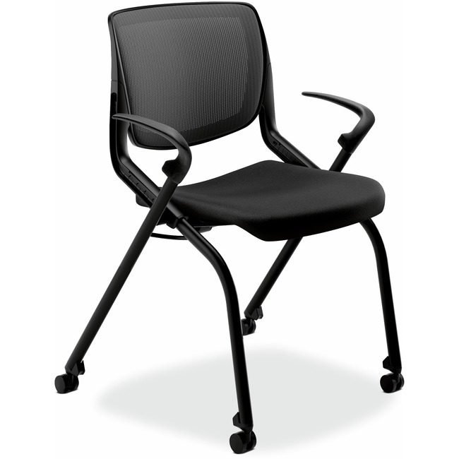 The HON Company Chair Nstng Blk Frame Black HONMN202ONCU10