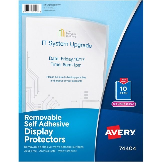 Avery Products Corporation Protector Display Slfadhsv AVE74404
