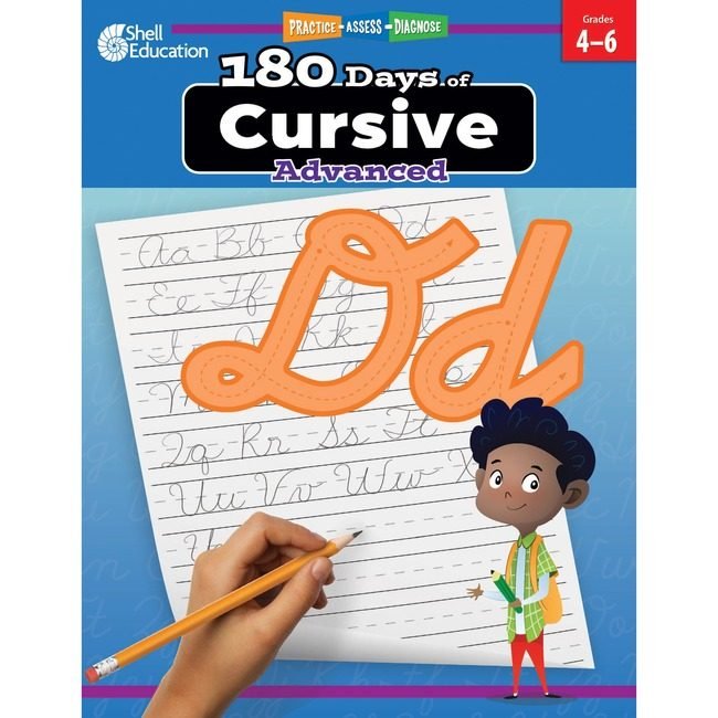 Teacher Created Materials / Shell Education Book 180 DAY Cursive GR4-6 SHL130196