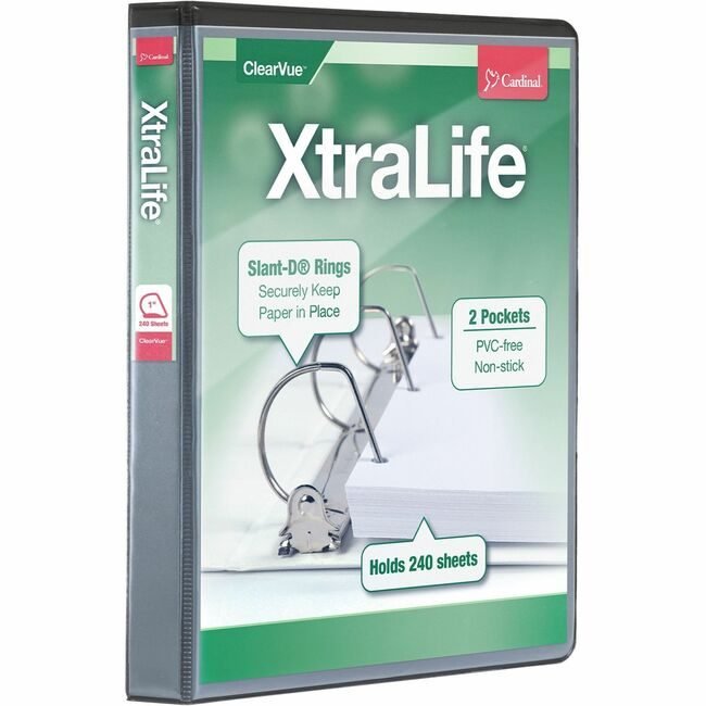 Cardinal Binder X-Life Dring 1" Black CRD26301