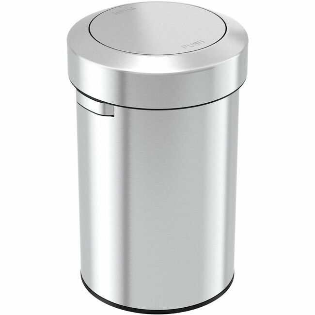 HLS Commercial Trashcan Swingtop Stainless HLCHLS17FTS
