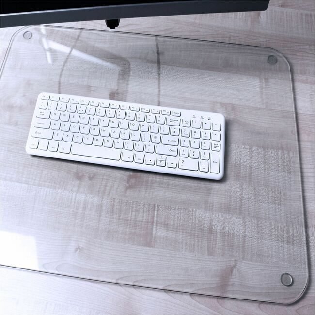 Floortex Deskmat Desktex Glass 19X24 FLRFCDE1924G