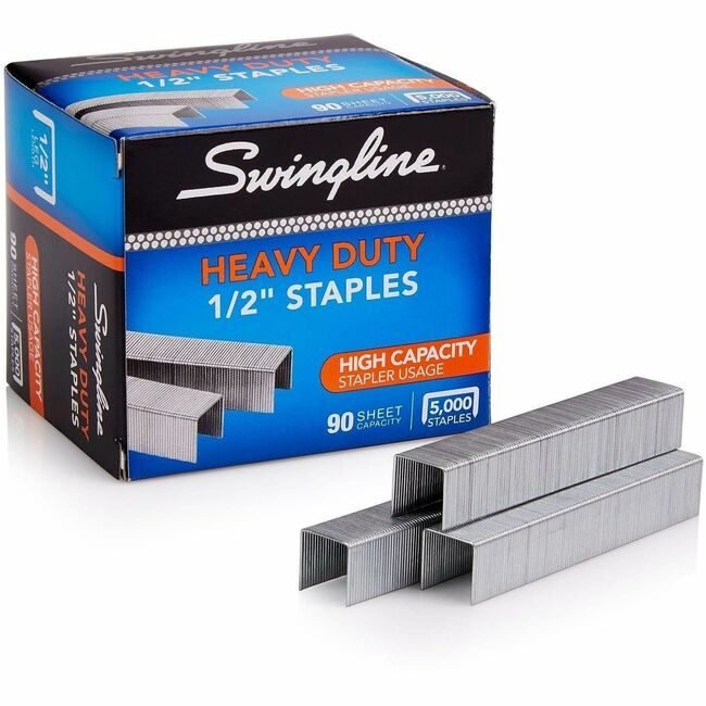 ACCO Brands Swingline Staples Heavy-Duty 1/2" 5000 Count SWI79392