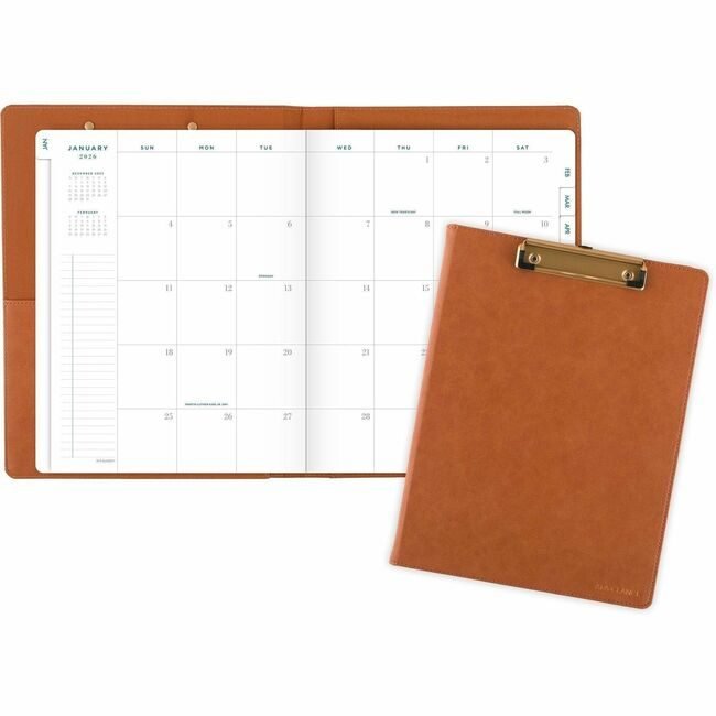 ACCO Brands AT-A-GLANCE Planner Sig Clipbrd M L Brn AAGYP60009