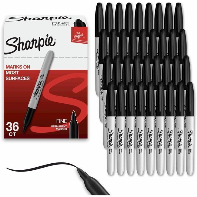 Newell Brands / Sanford Sharpie / Expo / Prismacolor / Marker Shrp+Sgel Black 36 Count SAN1884739A