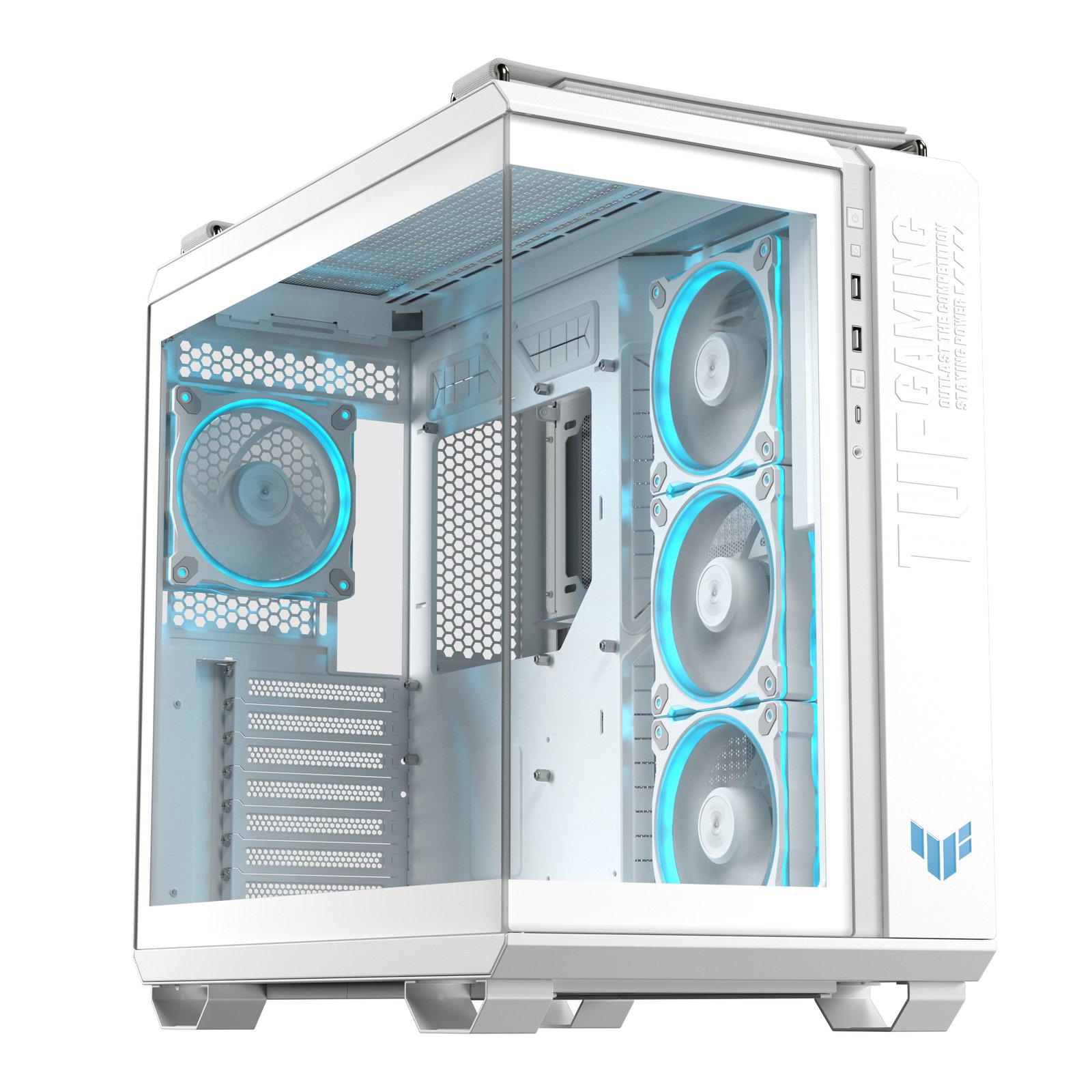 ASUS TUF GAMING GT502 Horizon TG ARGB White Midi Tower GT502WHTTG