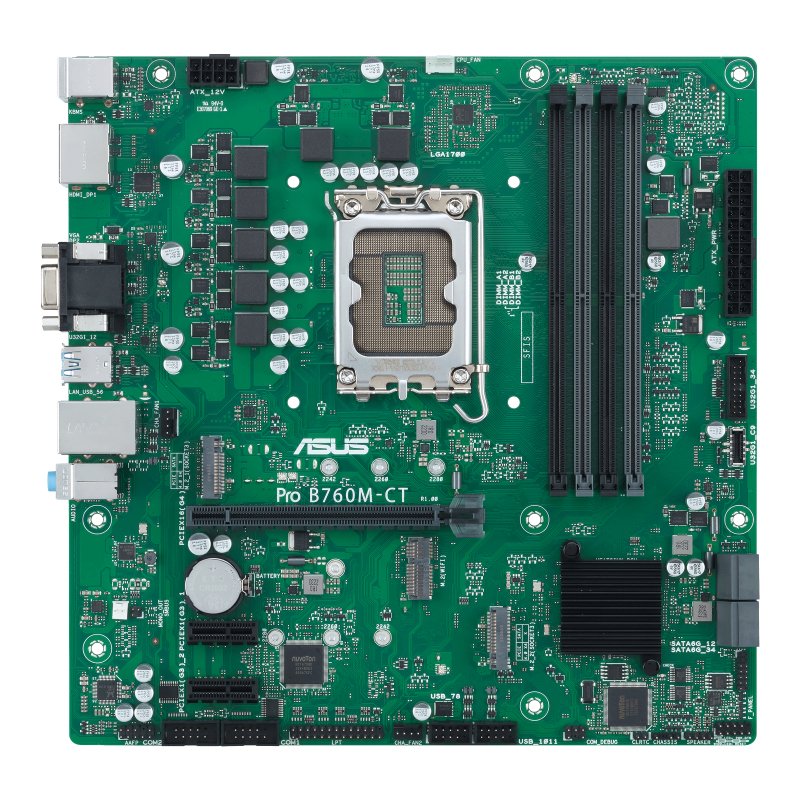 ASUS - MOTHERBOARDS PRO B760M-CT-CSM Intel B760 LGA 1700 micro ATX