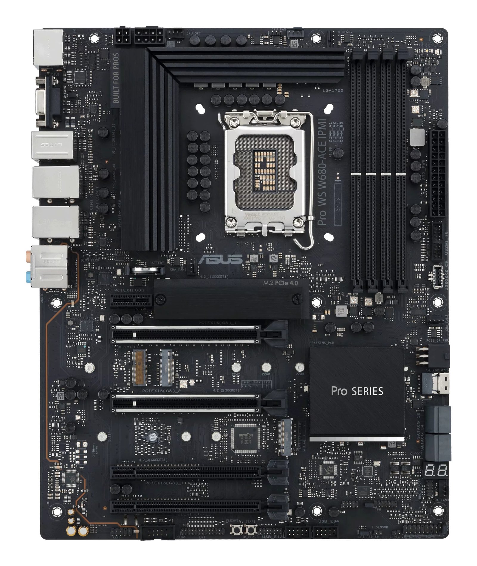 ASUS - MOTHERBOARDS PRO WS W680-ACE IPMI Intel W680 LGA 1700 ATX