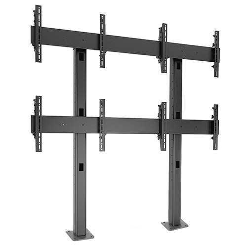 Chief Fusion® 2 x Micro-Adjustable Large Bolt-Down Freestanding Video Wall LBM2X2U