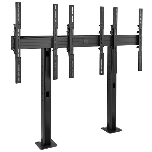 Chief Fusion® 3 x 1 Portrait Micro-Adjustable Large Bolt-Down Freestanding Video Wall LBM3X1UP