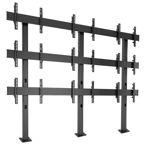 Chief Fusion® 3 x Micro-Adjustable Large Bolt-Down Freestanding Video Wall LBM3X3U
