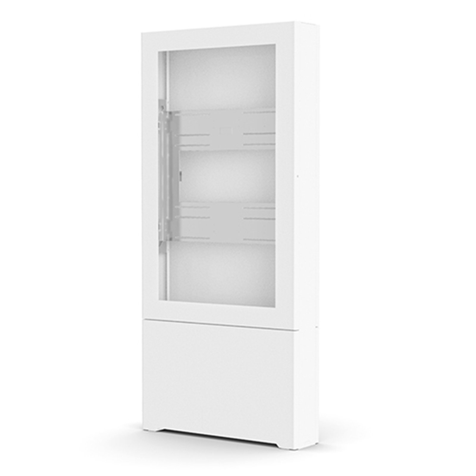 Chief ImpactTM Floor Mounted Kiosk, Portrait 55" White LF55UWP