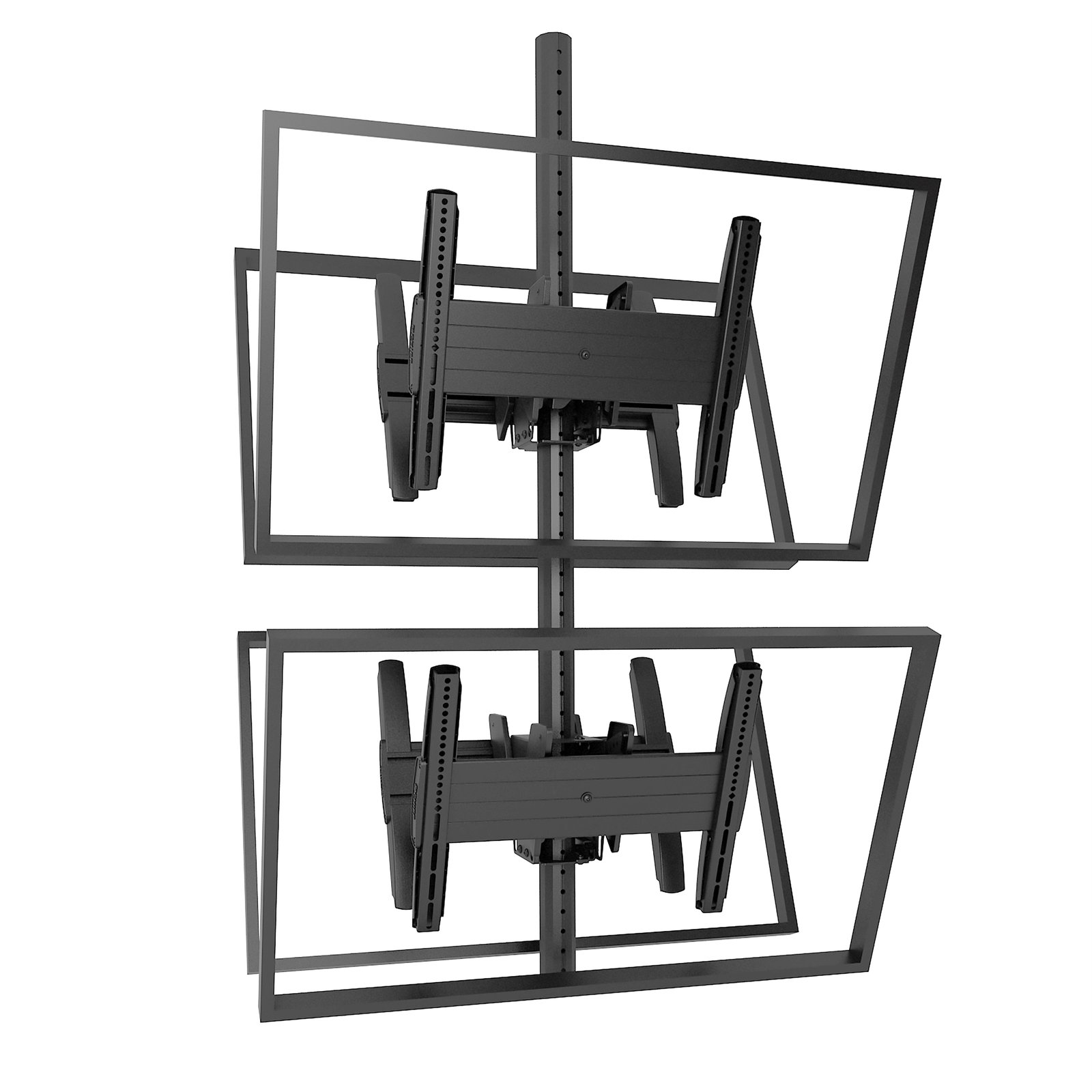 Chief Fusion® Medium Ceiling Mounted 1 x 2 Stacker MCM1X2U