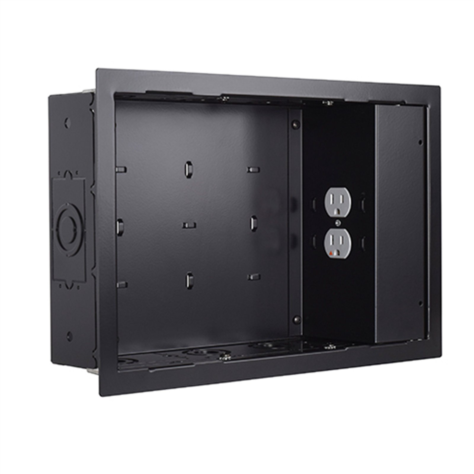 Chief Proximity® In-wall Storage Box with 2 Receptacle Filter  Surge-PAC525FBP2