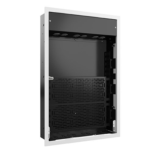 Chief Proximity® Extra-Large In-Wall Storage Box with 6-Receptacles and Lever LockTM PAC527LFWP6