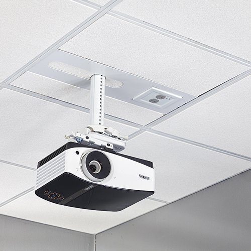Chief Suspended Ceiling Projector System with 2-Gang Filter  Surge - SYSAUWP2