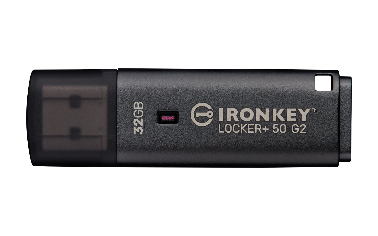 Kingston Technology IronKey 32GB Locker Plus 50 G2, FIPS 197, AES-256 IKLP50G232GB