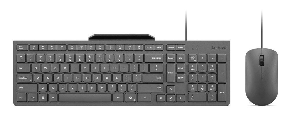 Lenovo Idea GX31R09775 keyboard Mouse included Home/Office USB US English Grey