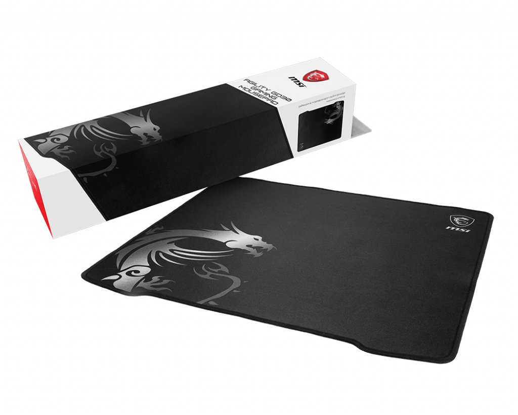 MSI AGILITY GD30 Pro Gaming Mousepad #039;450mm x 400mm, Gamer Silk Surface, Iconic Dragon Design, AGILITYGD30