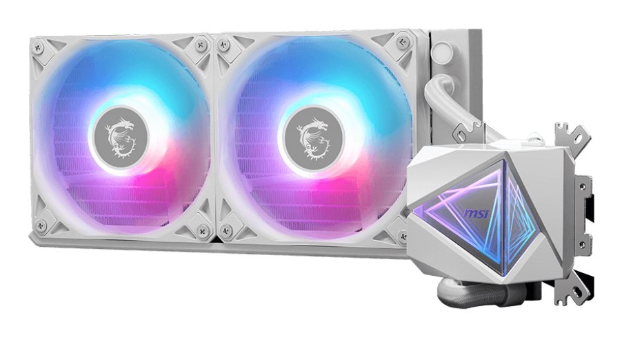 MSI MAG Coreliquid I240 Processor All-in-one liquid cooler 12 cm White 1 pc(s) CLI240WT