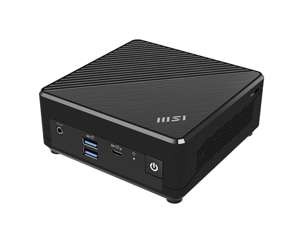 MSI - SYSTEMS Cubi N ADL 021US Intel® N100 4 GB DDR4-SDRAM 128 SSD Windows 11 Pro Mini PC Black CUBNADL021
