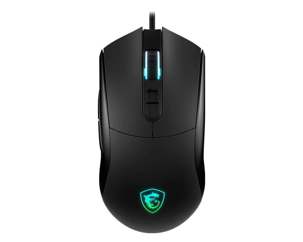 MSI FORGE GM320 mouse Gaming Ambidextrous USB Type-A Optical 12800 DPI FORGEGM320