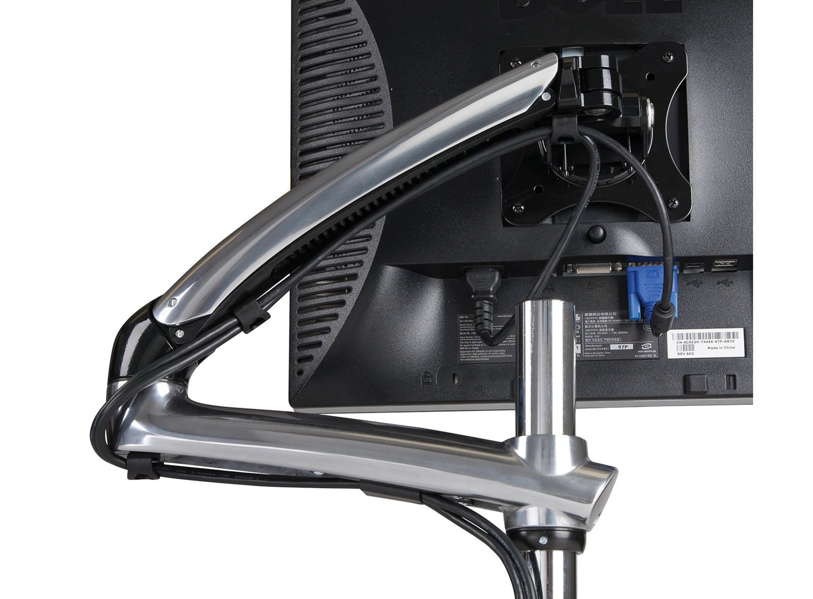 Peerless-AV PEERLESS INDUSTRIES LCT620A-G monitor mount / stand 73.7 cm (29") Desk Black, Silver