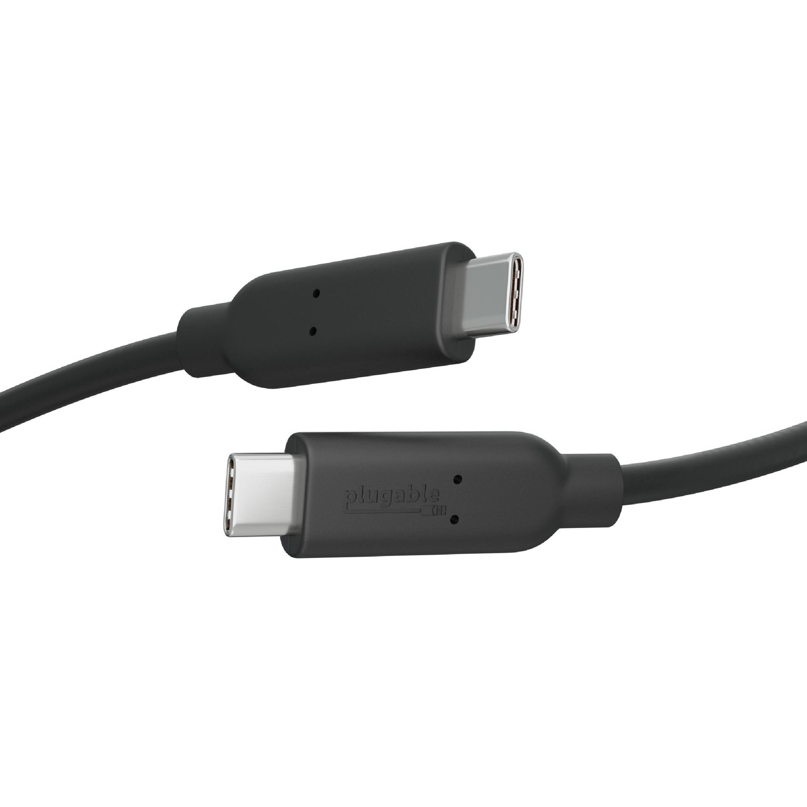 Plugable Technologies 10Gbps USB C to Cable, 3.3 feet (1 Meter), 5A, USB-IF Certified, 3.1 Gen 2 USBCC100