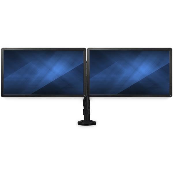 StarTech.com Desk-mount Dual-Monitor Arm - Cross Bar - Grommet/Desk Clamp Mount - For up to 27" ARMBARDUOG