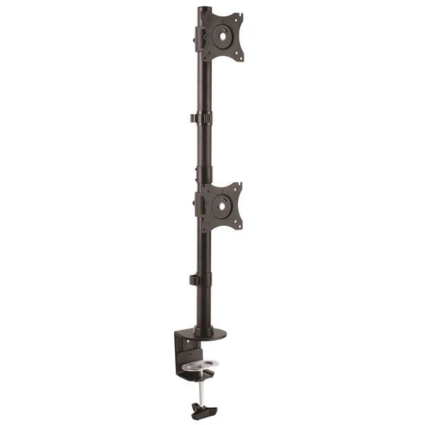 StarTech.com Desk-Mount Dual Monitor Mount, Vertical, Steel - For up to two 27" or 34" Ultrawide ARMDUALV