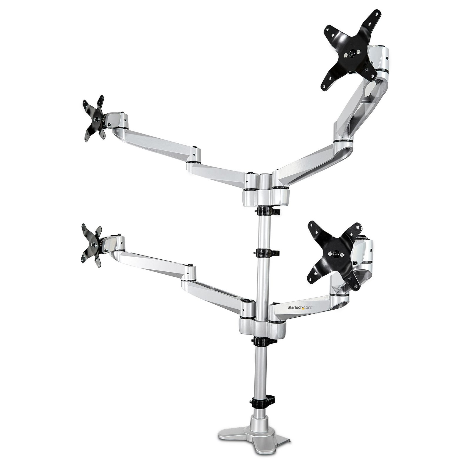 StarTech.com Desk Mount Quad Monitor Arm – Premium Articulating VESA 4 2x2 up to 30" ARMQUADPS