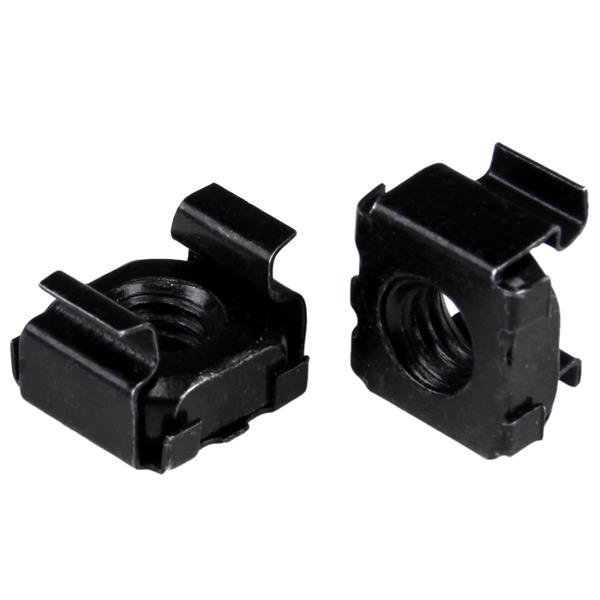 StarTech.com 100-Pack M6 Square Hole Cage Nuts and Installation Tool for 19" or 10" Server Racks, CABCAGENT62B