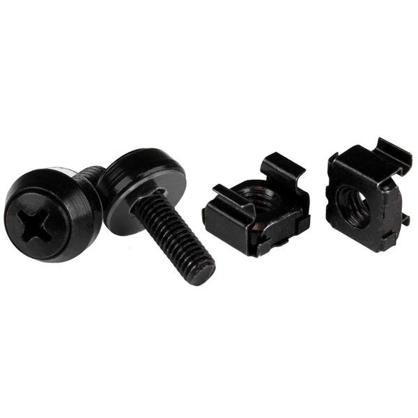StarTech.com 100-Pack M5 12mm Screws, Square Hole Cage Nuts and Installation Tool, Hardware CABSCREWM52B