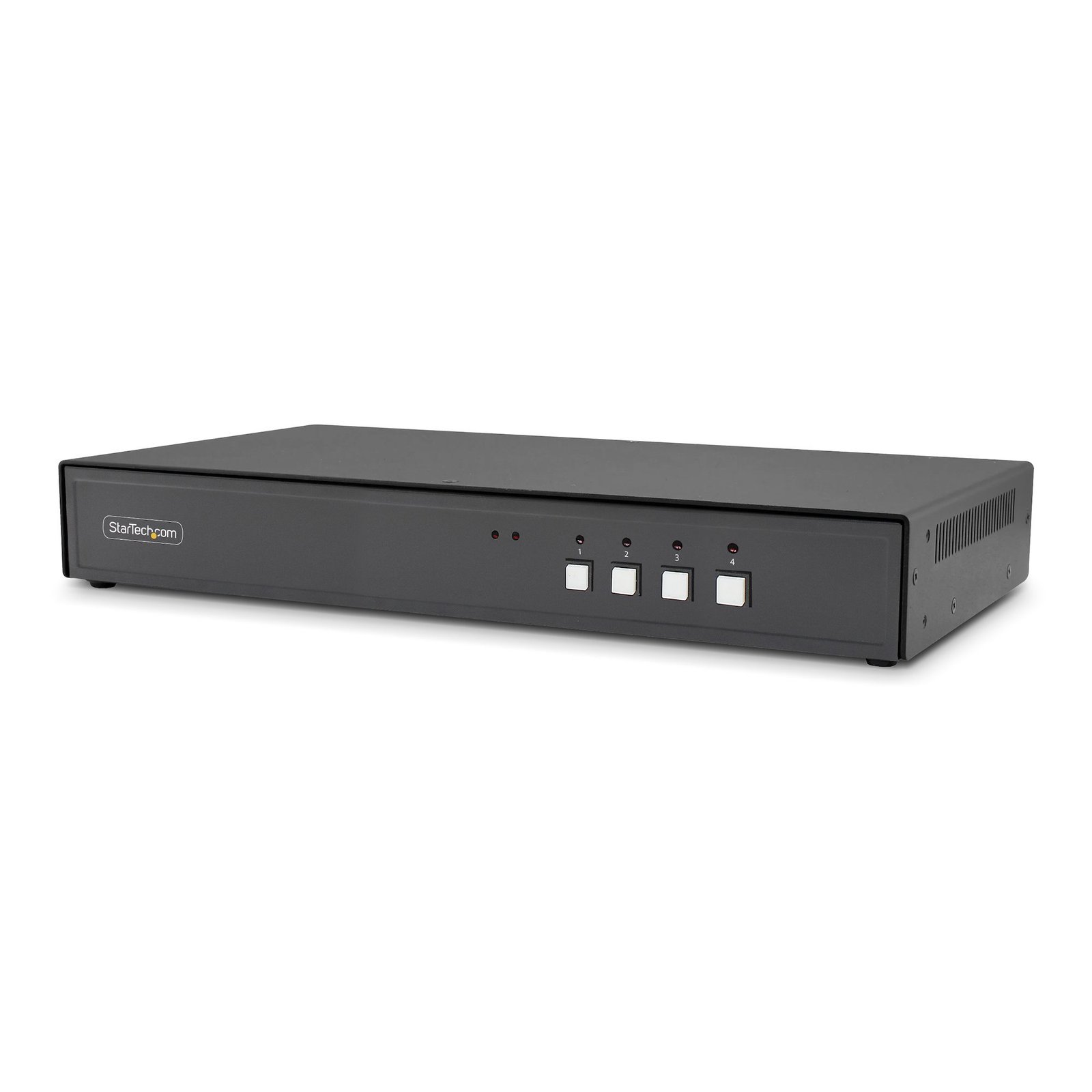 StarTech.com Secure 4-Port KVM Switch, DisplayPort, 4K 60Hz, NIAP 4.0 Desktop Metal Housing, Made CK4P104