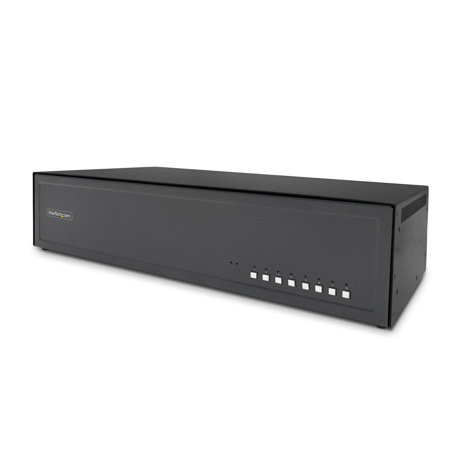 StarTech.com Secure 8-Port Dual-Monitor KVM Switch, DisplayPort, 4K 60Hz, NIAP 4.0 Desktop Metal CK4P208