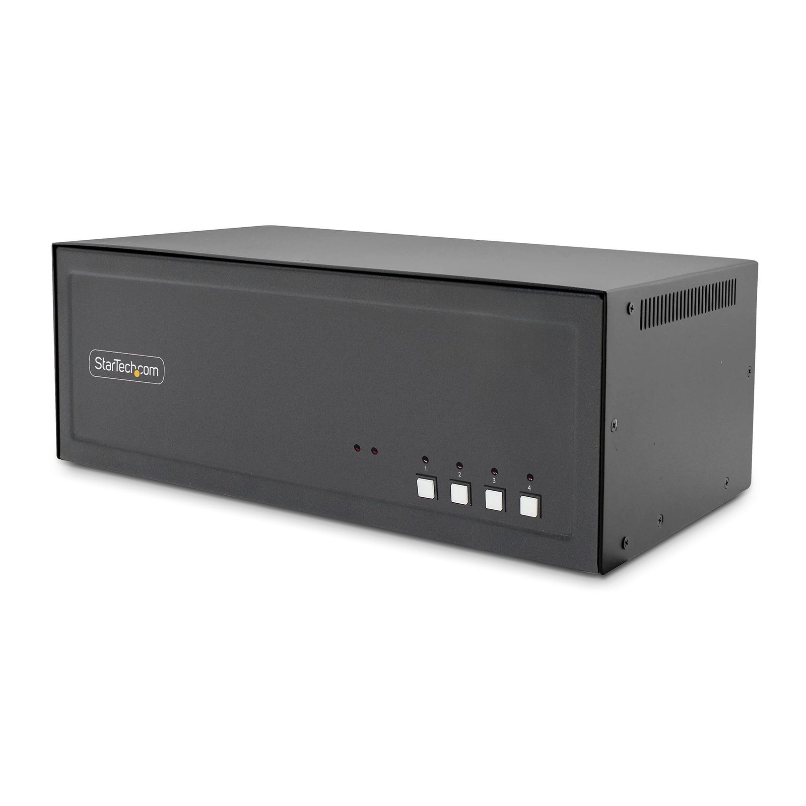 StarTech.com Secure 4-Port Quad-Monitor KVM Switch, DisplayPort, 4K 60Hz, NIAP 4.0 Desktop CAC, CK4P404C