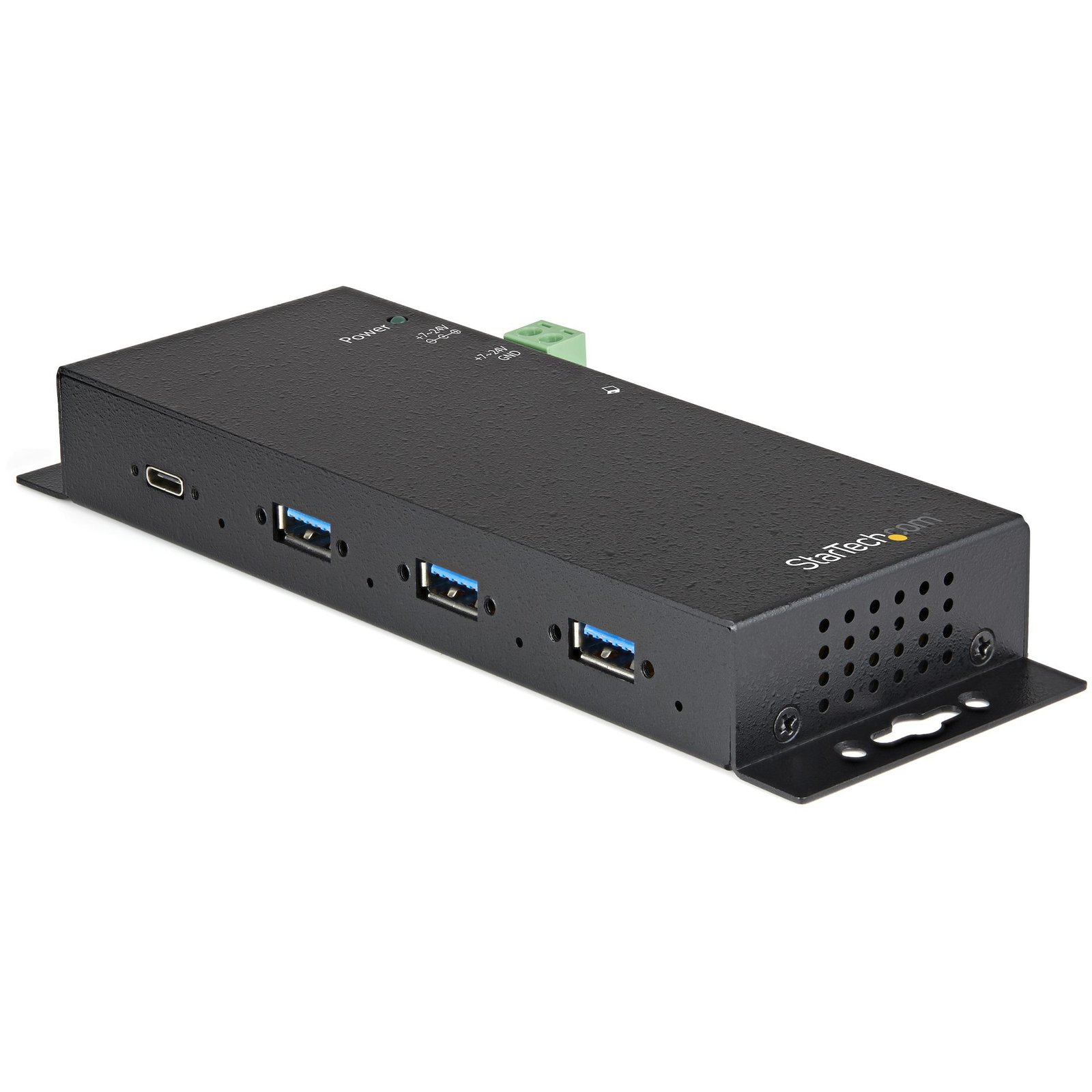 StarTech.com 4-Port USB C Hub 10Gbps - Metal Industrial Type-C w/ 3xUSB-A  1xUSB-C - ESD  Surge HB31C3A1CME