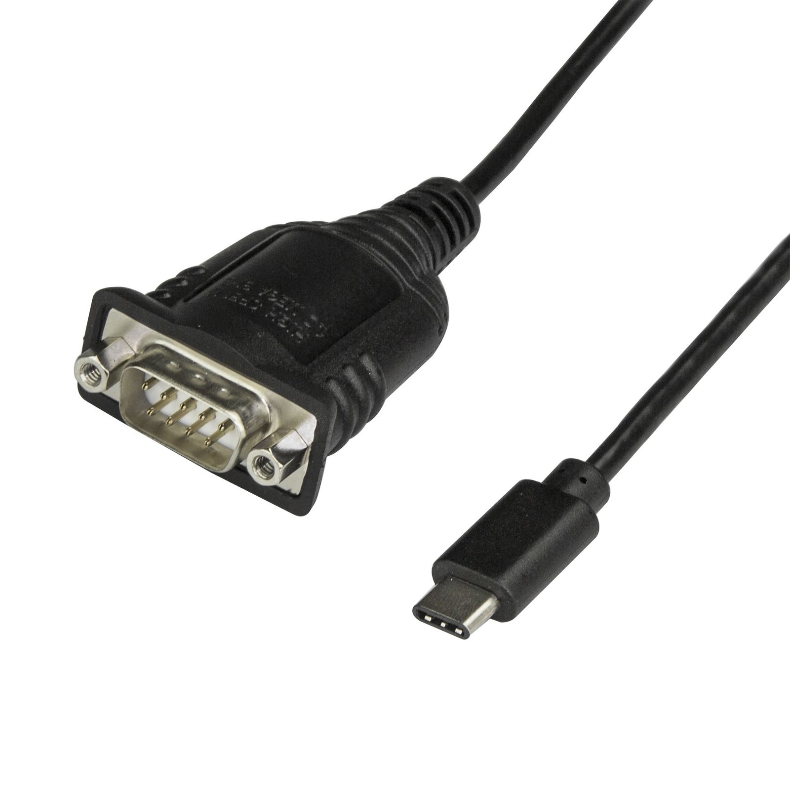 StarTech.com USB C to Serial Adapter Cable with COM Port Retention - 16" (40cm) Type RS232 (DB9) ICUSB232PROC