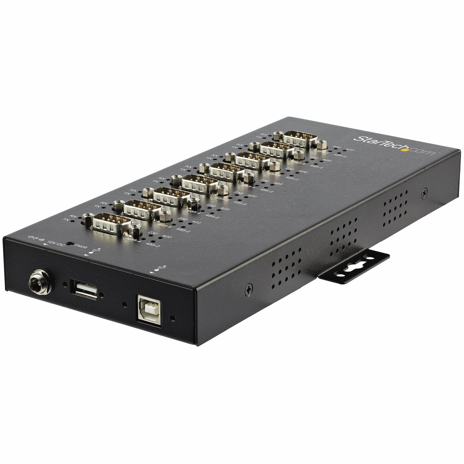 StarTech.com 8 Port Serial Hub USB to RS232/RS485/RS422 Adapter - Industrial 2.0 DB9 Converter - ICUSB234858I