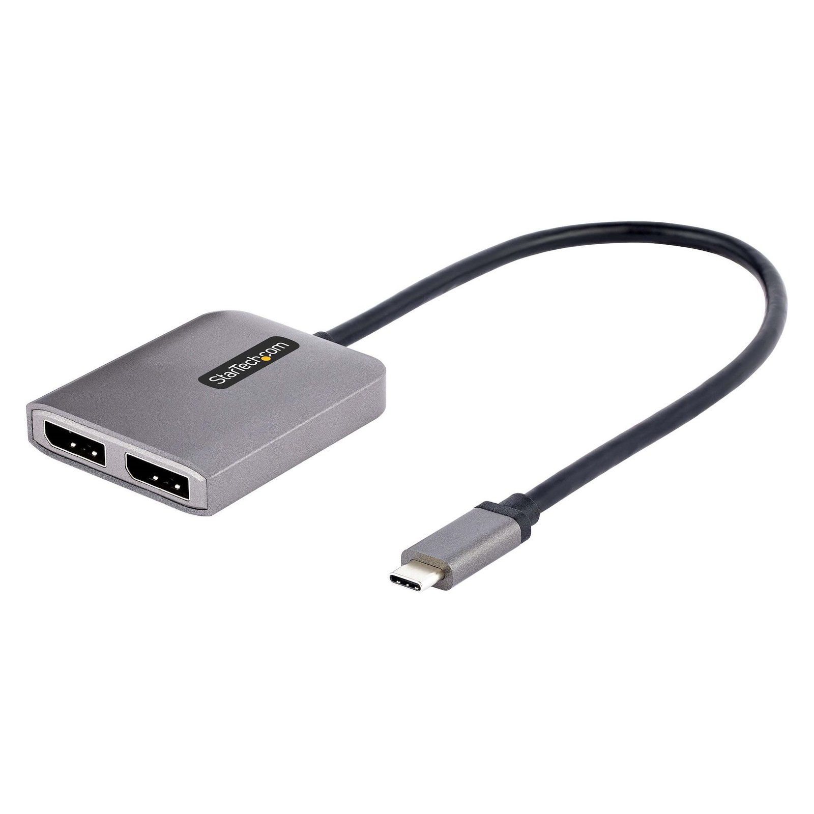 StarTech.com USB-C to Dual Displayport 1.4 Adapter, USB Type-C Multi-Monitor MST Hub, 5K 60Hz DP MST14CD122DP