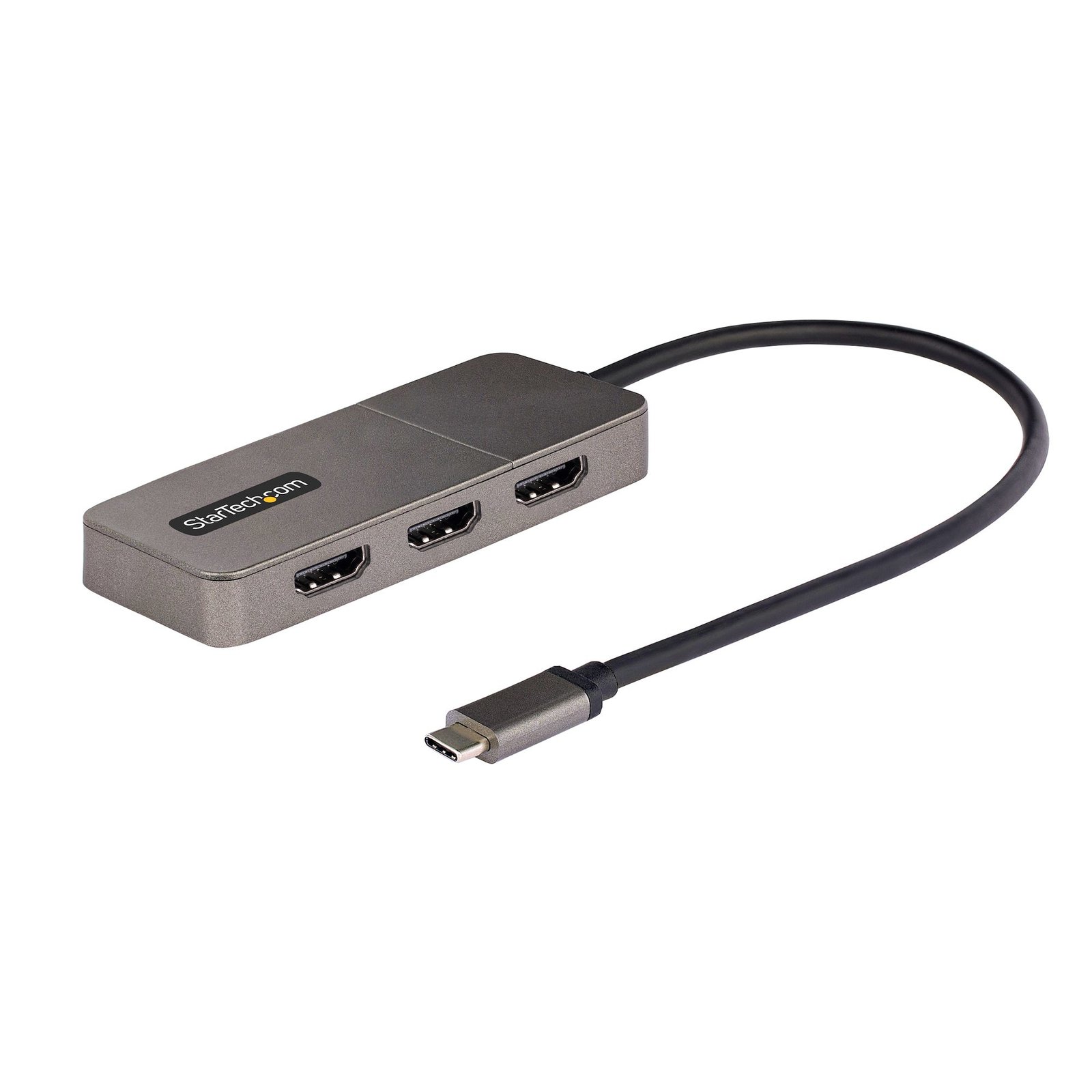 StarTech.com 3-Port USB-C Multi-Monitor Adapter, USB Type-C to 3x HDMI MST Hub, Triple 4K 60Hz MST14CD123HD