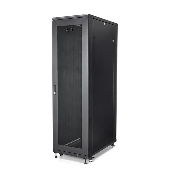 StarTech.com 42U Enterprise-Grade Server Rack Cabinet, 19in Enclosed 4-Post with 36in (91cm) RK4236BKB