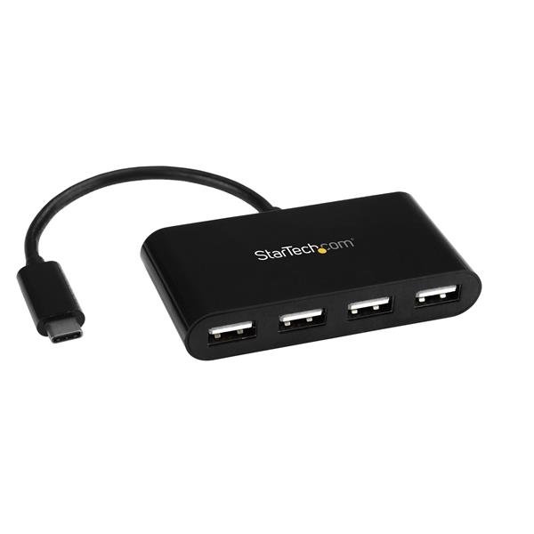 StarTech.com 4-Port USB-C Hub - Mini - to 4x USB-A - USB 2.0 ST4200MINIC