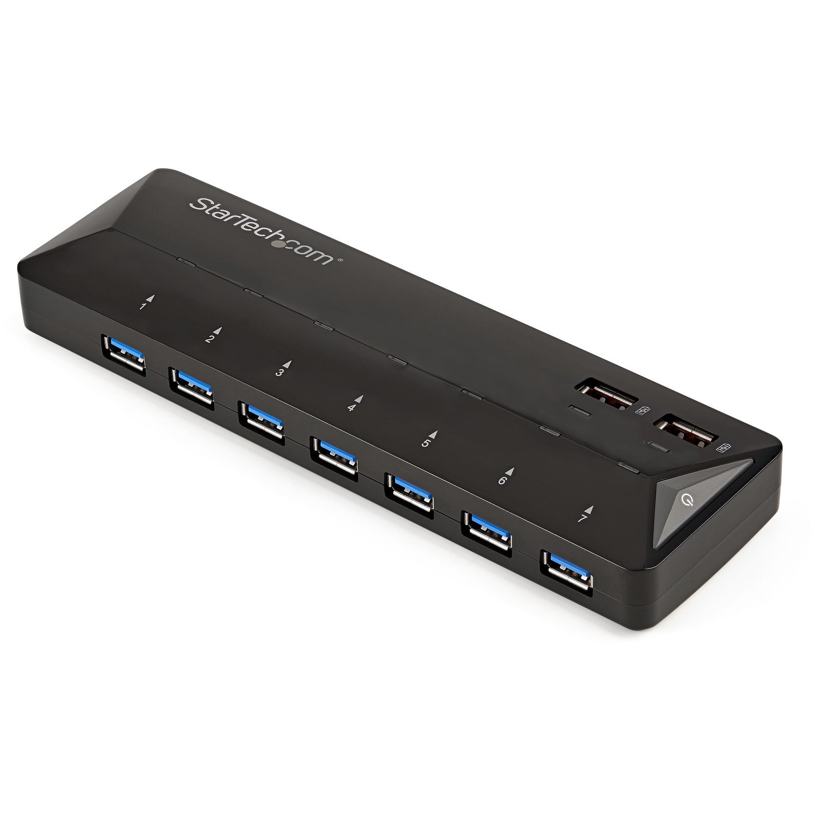 StarTech.com 7-Port USB 3.0 Hub (5Gbps) plus Dedicated Charging Ports - 2 x 2.4A ST93007U2C