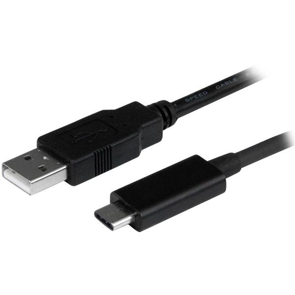 StarTech.com 3ft (1m) USB-A to USB-C Charging Cable, Charge  Sync, 3A, USB 2.0, USB-IF Certified - USB2AC1M