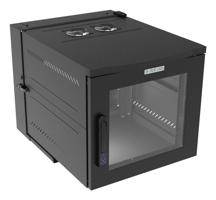 Vertiv Corp WDX 11U Wall mounted rack Black GL24WDXPBSEAF